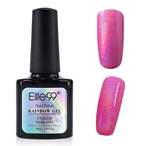 Elite99 Colorful Rainbow Gel Polish Soak Off UV LED Nail Art Holographic Manicure 10ML 7005 Elite99 Colorful Rainbow Gel Polish Soak Off UV LED Nail Art Holographic Manicure 10ML 7005