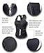 ANGOOL Adjustable Shaper Trainer Belt Sauna Tank Top Neoprene Sauna Suit,Black,X-Large