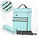 Knitting Bag - Yarn Organizer for All Your Knitting Accessories with Bonus Crochet Hook Case, 7 Pockets + Divider for Extra Storage of Projects & Supplies