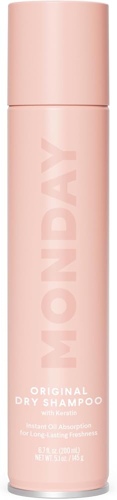MONDAY HAIRCARE ORIGINAL Dry Shampoo with Keratin, oil-absorbing for All Hair Types 200 mL