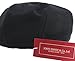 Black Flat Cap Irish Made Tweed Wool Ivy Cap Made in Ireland John Hanly & Co. Sz S-XL