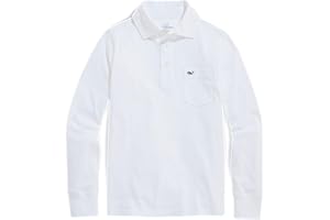 vineyard vines Boys' Jersey Knit Long-Sleeve Polo