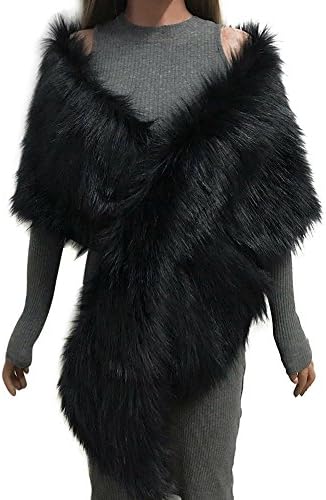 sweetlife Faux Fur Fashion and Paired Crossed Design Long Dress 9 Colors Optional for Bride in Autumn and Winter