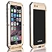 iPhone 6 Plus Case, Luxsure Aluminum Case Water Resistant Shockproof Dust/Dirt/Snow Proof Aluminum Gorilla Glass Metal Military Heavy Duty Armor Protection Case for iPhone 6 Plus 5.5
