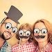 5 Pieces Googly Eyes Glasses Giant Googly Goggles Eyes Glasses Party Favors Toys Funny Shaking Costume Eyes Glass Goggles Plastic Round Googly Sunglasses for Women Men Kids Fun Party