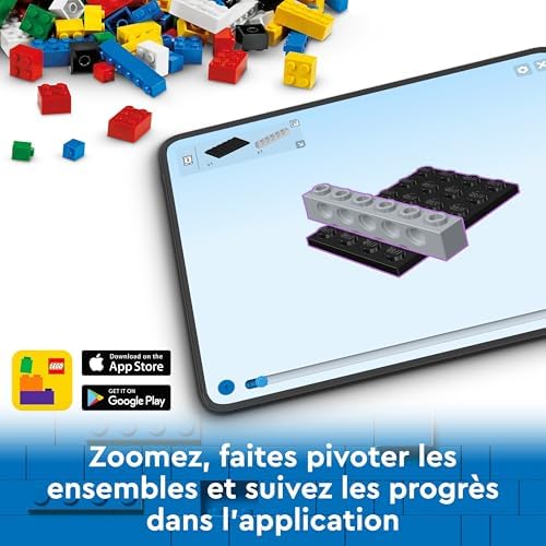 City Le Food-Truck de Burgers, Jouet de Camionnette, Cadeau pour Garçons et Filles de 5 Ans ou Plus, Jeu Imaginatif avec Camionnette et Cuisine, Minifigurines de Vendeuse 60404