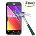 TANTEK [2-Pack Screen Protector for Asus Zenfone 2 (5.5 Inch),Tempered Glass Film,Ultra Clear,Anti Scratch,Bubble Free,Case Friendly