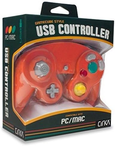 Cirka Premium GameCube-Style USB Controller for PC/ Mac (Crimson-Red)