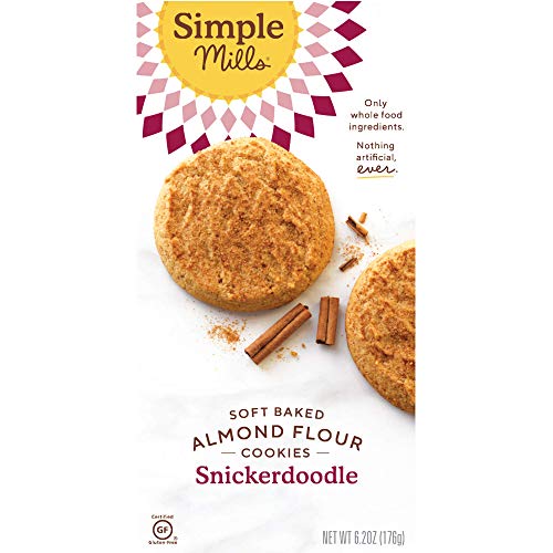 Simple Mills Almond Flour Snickerdoodle Cookies, Gluten Free and Delicious Soft Baked Cookies