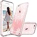 MASCHERI For iPhone 6 Plus / 6S Plus Case, [Zen Series] Scratch Resistant [White Henna Mandala Floral Lace Design] TPU Bumper Clear Back Panel Hybrid Case Cover for Apple iPhone 6 Plus / 6S Plus - Clear