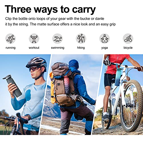 32oz Water Bottle with Straw, ELYPHINE Motivational Water Bottle with Times to Drink & Safety Lock, BPA Free Tritan Leakproof Water Jug, Ensure You Drink Enough Water for Office, Gym, Outdoor Sports