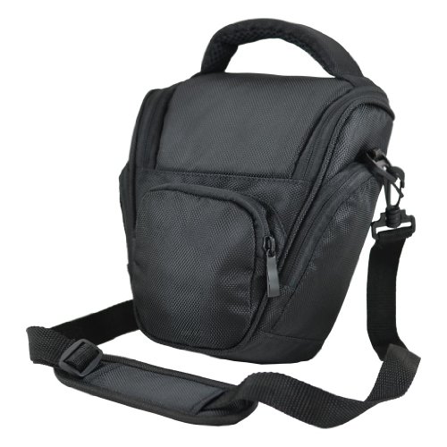 Kameratasche für Nikon D3000 D3100 D3200 D7000 D5200 D5100 D5000, Schwarz