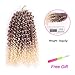 MODERN QUEEN 8 Inch Short Passion Twist Crochet Hair - 9 Bundles Marlybob Kinky Curly Hair for Black Women and Kids - Water Wave Braids