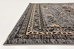 Unique Loom Taftan Collection Border Geometric