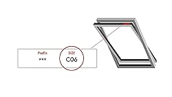 Bloc Skylight for Velux Roof Windows C06 Night Sky
