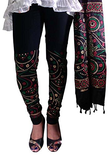 rimmi creations printed leggings with dupatta