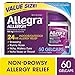 Allegra Allergy 24 Hour Gelcaps 180 mg 60 Count Long-Lasting Fast-Acting Antihistamine for Noticeable Relief from Indoor and Outdoor Allergy Symptoms primary