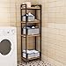 HOMFA Closet Drawer Organizer Foldable Fabric Cloth Storage Cubes Basket for Underwear, Bras, Socks, 6 Pack Stripe