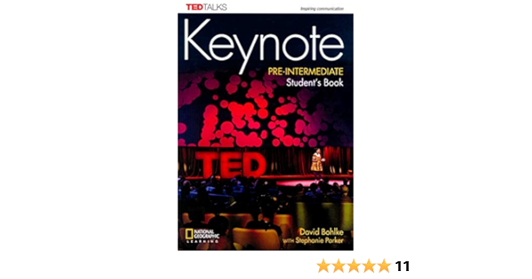 Amazon Com Keynote Pre Intermediate With Dvd Rom Keynote British English 9781337273923 Bohlke David Parker Stephanie Books