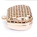 ECOSUSI Womens Dazzling Rhinestone Clutch Evening Bags Fashion Purse Girl's Handbags Gold