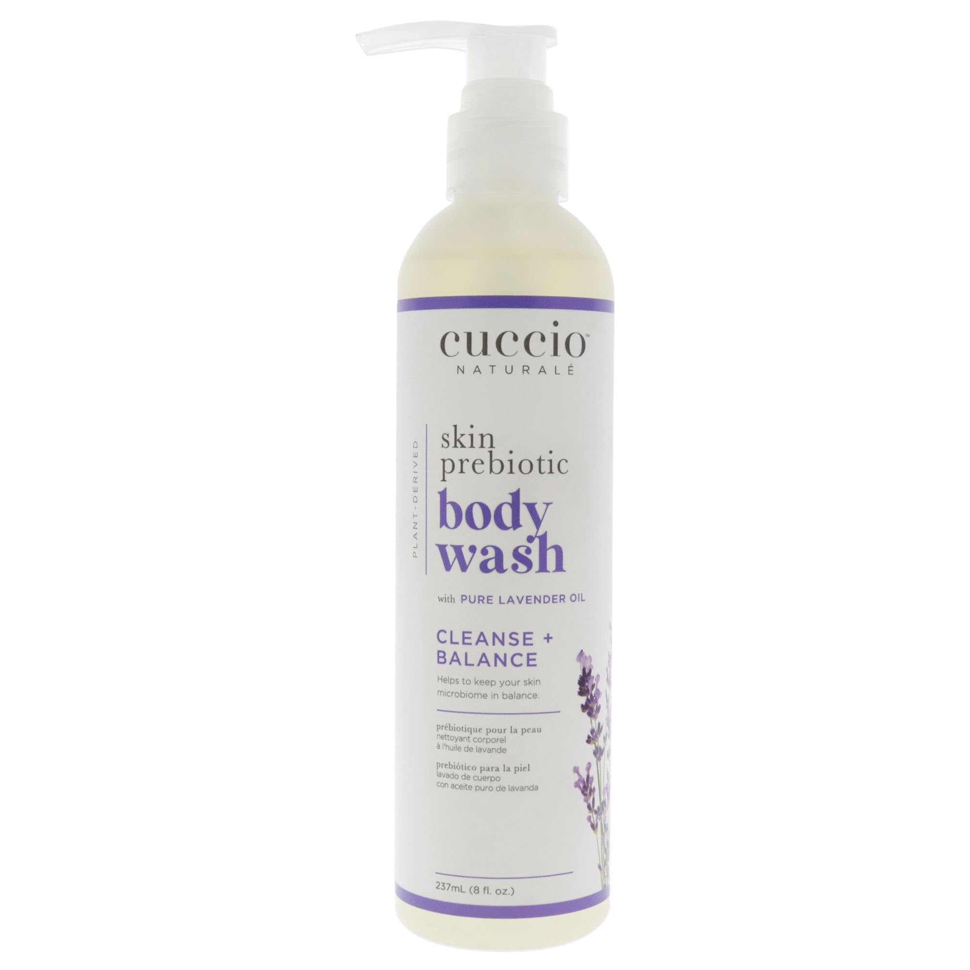 Cuccio Naturale Skin Prebiotic Body Wash - Lavander for Unisex 8 oz