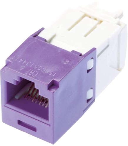 Amazon.com: Panduit CJ688TGVL Category-6 8-Wire TG-Style Jack