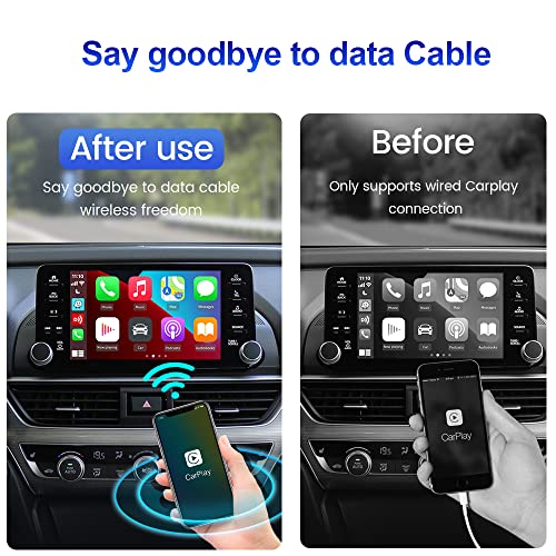 2022 CarlinKit 3.0 Newest CarPlay Wireless Adapter for Factory Wired