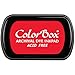 Red Ink Pad for Rubber Stamp Mutliple Surface ColorBox Archival Inkpad Fast Drying, Pad Size: 1 7/8