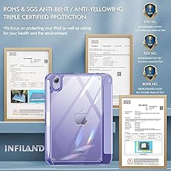 INFILAND New Hybrid iPad Mini 6 case