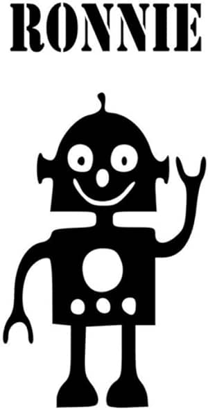 Robot Wall Art Stickers Vinilo Adhesivo De Pared Decoración Para El