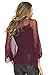 Blouson Top Lite Sleeves Maroon