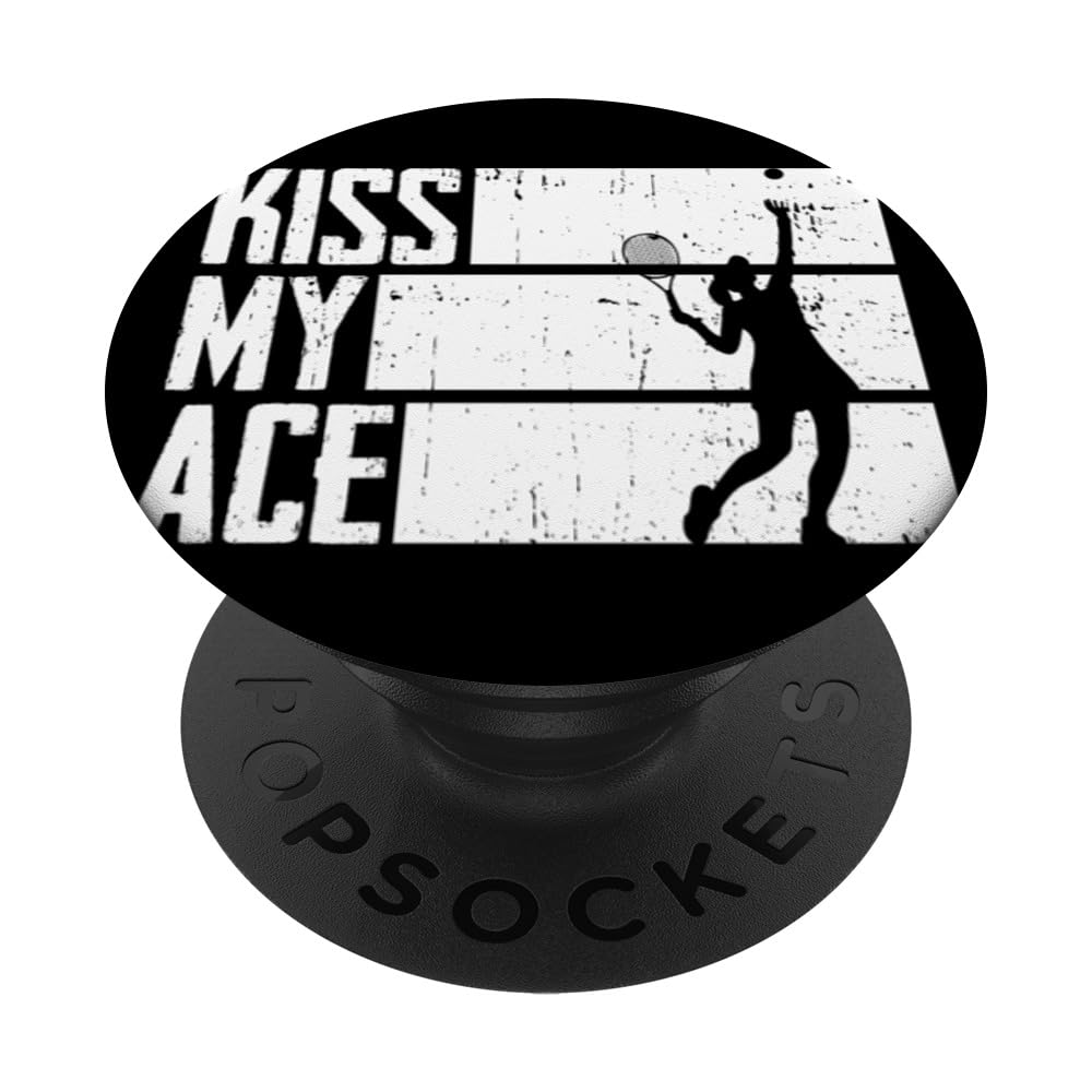 Kiss My Ace Sport Tennis PopSockets Swappable PopGrip