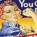 The Unemployed Philosophers Guild Rosie the Riveter Women's EmpowerMints Breath Mints, 1 Tin, Net Wt .4oz (12g)