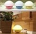 Anpress Tumbler Mushroom Design Colorful Night Light Touch Sensor Dimmable LED Nightlights with Softlight,Stronglight and 7 Colorful Light Best Gift for Baby Room, Bedroom, Nursery, Outdoor