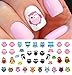 Owl Assortment Nail Art Waterslide Decals Set #1 - Salon Quality!