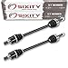 2 pc Sixity XT Front Left Right Axle compatible with Kawasaki Teryx 750 2008-2011 - KRF750 4X4