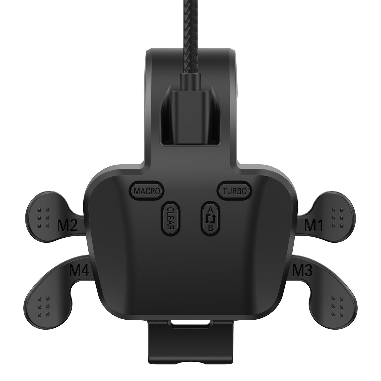 Photo 1 of IWGAME Paddles for PS-5 Controller with MIC Function, Plug and Play with 4 Back Programmable Buttons, Support Combo/Turbo/Key Swap/Remapping Features, Compatible with PS-5 Console/PC/MAC(Black)