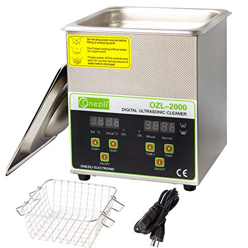 ONEZILI Ultrasonic Cleaner 2L, Professional Ultrasonic Jewelry Cleaner
