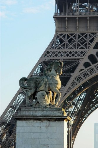 A Different View of the Eiffel Tower Paris France Journal: 150 Page Lined Notebook/Diary