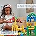 ECR4Kids Totally Tubular Pipes & Spout STEAM Manipulatives Building Block Set, Interlocking Educational Sensory Learning Toys for Children with Storage Container (160-Piece Set)