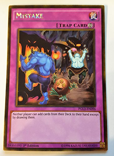 Yu-Gi-Oh! - Mistake (PGL3-EN096) - Premium Gold: Infinite Gold - 1st Edition - Gold Rare