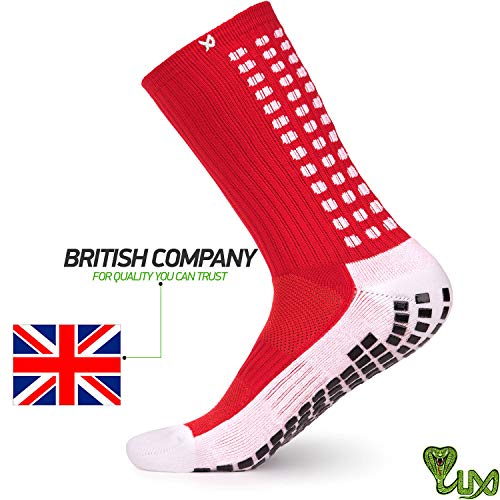 LUX Anti Slip Soccer Socks,Non Slip Football/Basketball/Hockey Sports
