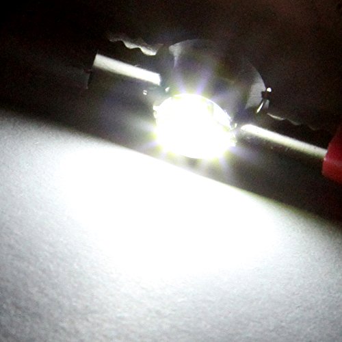 image for CCIYU 10 Pack White T5 Neo Wedge 3 SMD Led Bulbs A/C Climate Control L