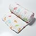 Lucear Muslin Baby Bath Towels Lovely Candy Print Also Warm for Baby Blanket (red)