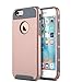 iPhone 6s Plus Case, Lumsing Rose Gold Protective Hard Soft Rubber Dual Layer Hybrid Heavy Duty Impact Rugged Case for Apple iPhone 6/6s Plus(5.5