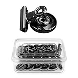 Navaris Magnetic Metal Clips - 15 Pcs Pack of