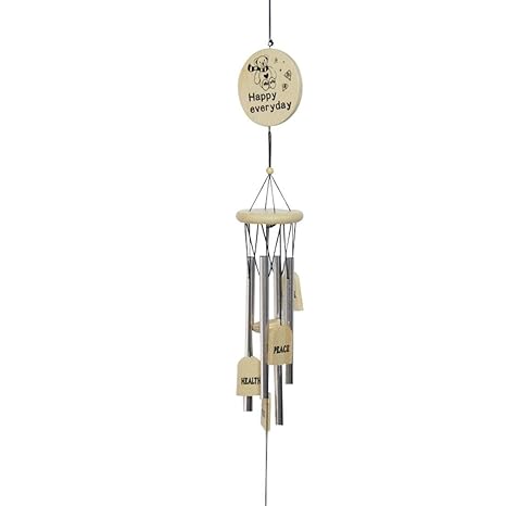 Ijarp Happy Everyday Wind Chimes Bells For Home Positive