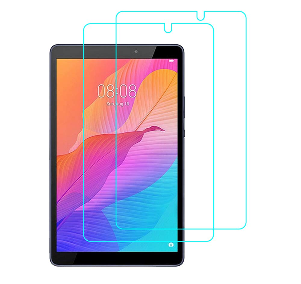 YGoal Screen Protector for Huawei Matepad T8, [2 Pack] 9H Hardness, Anti Scratch, No Bubbles and High Definition Premium Tempered Glass Screen Protector for Huawei Matepad T8 8.0