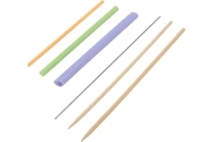 3 Pieces Bamboo Fabric Tube Turner Set, Multi-Size Sewing Tool for Turning Straps, Ties, Cords Quick & Easy Right Side Out To
