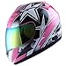 WOW Motorcycle Street Bike Full Face Helmet Racing Star